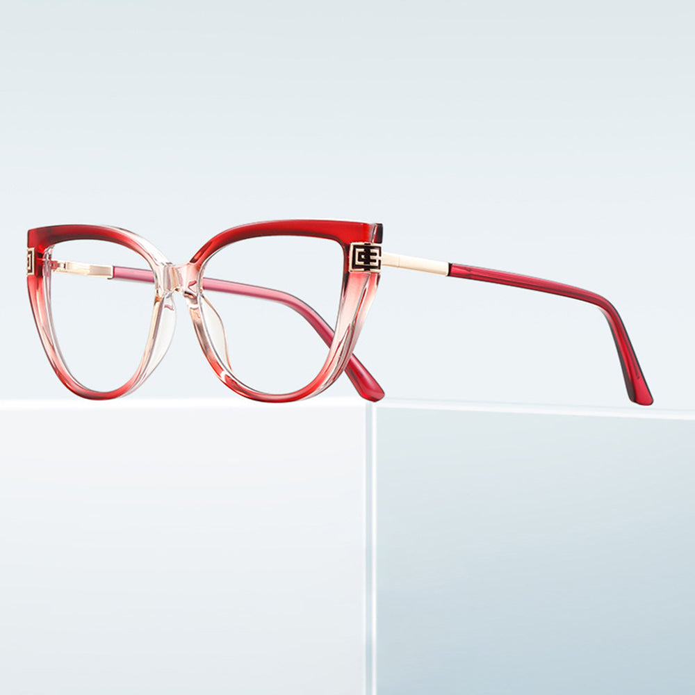 Ochelari De Calculator Dama Techsuit 2259, Anti-Blue Light, Rosii