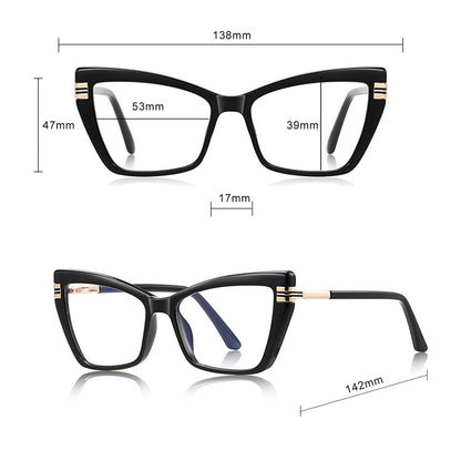 Ochelari De Calculator Dama Techsuit 2263, Anti-Blue Light, Negri