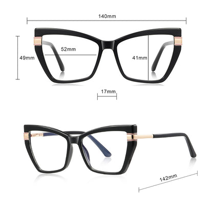 Ochelari De Calculator Dama Techsuit 2269, Anti-Blue Light, Negri