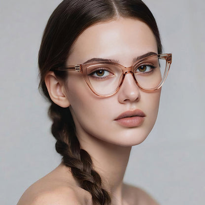 Ochelari De Calculator Dama Techsuit 2279, Anti-Blue Light, Maro