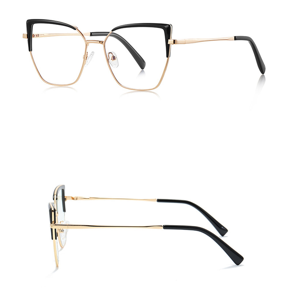 Ochelari De Calculator Dama Techsuit 3156, Anti-Blue Light, Negri Aurii