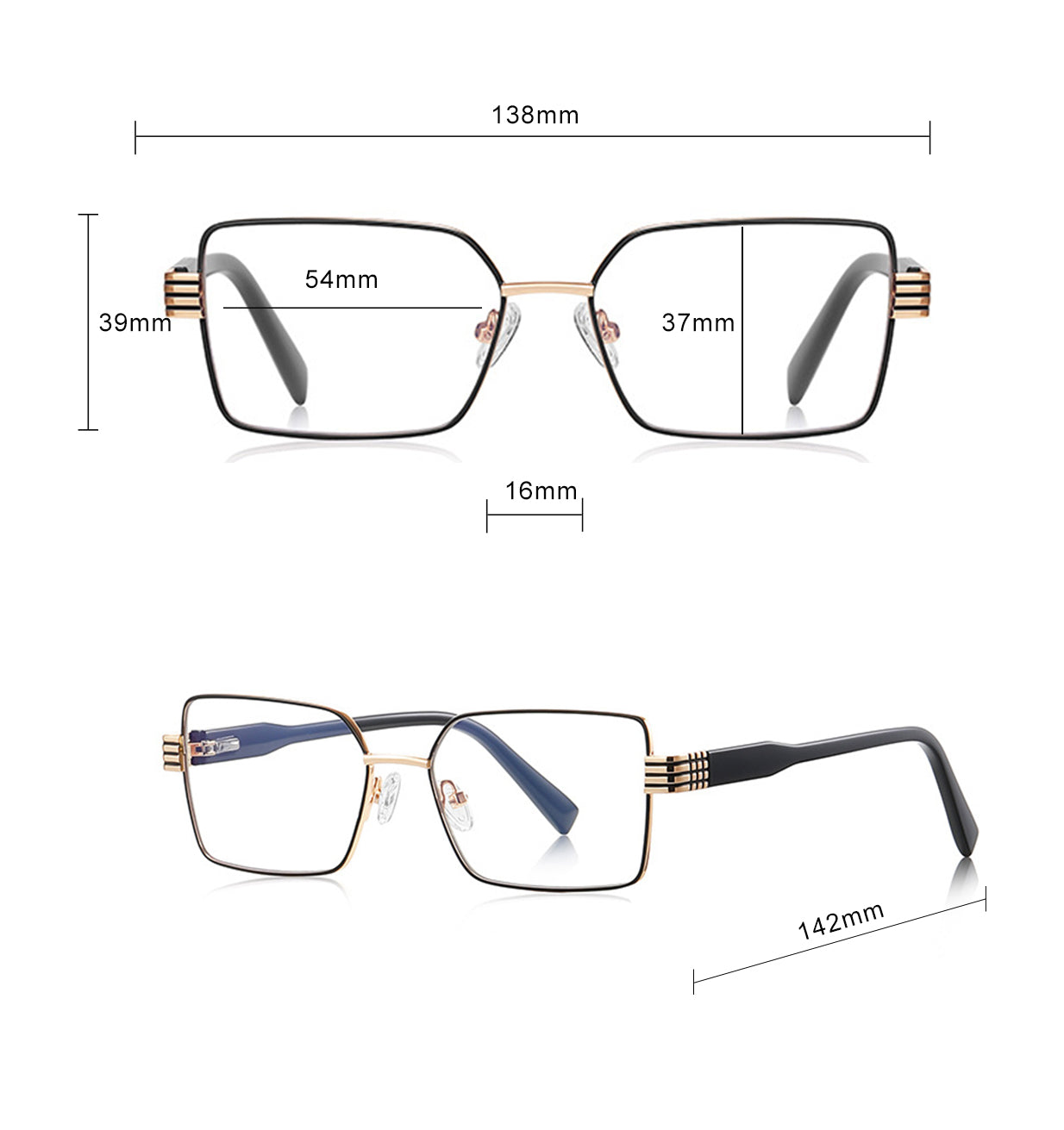 Ochelari De Calculator Dama Techsuit 3160, Anti-Blue Light, Negri