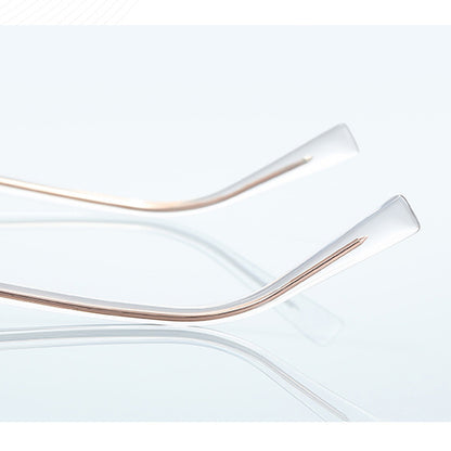 Ochelari De Calculator Dama Techsuit 3161, Anti-Blue Light, Roz Aurii