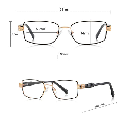 Ochelari De Calculator Dama Techsuit 3163, Anti-Blue Light, Negri Aurii