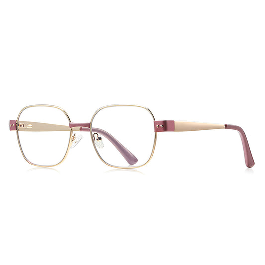 Ochelari De Calculator Dama Techsuit 3172, Anti-Blue Light, Roz Aurii