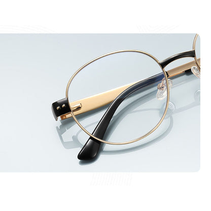 Ochelari De Calculator Dama Techsuit 3175, Anti-Blue Light, Aurii Gri Deschis