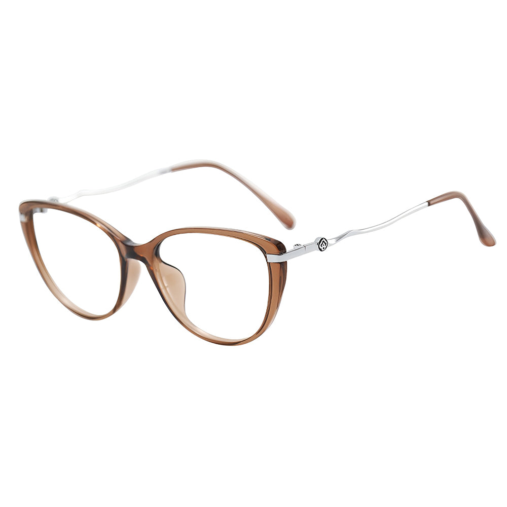 Ochelari De Calculator Dama Techsuit 86162, Anti-Blue Light, Argintii Maro