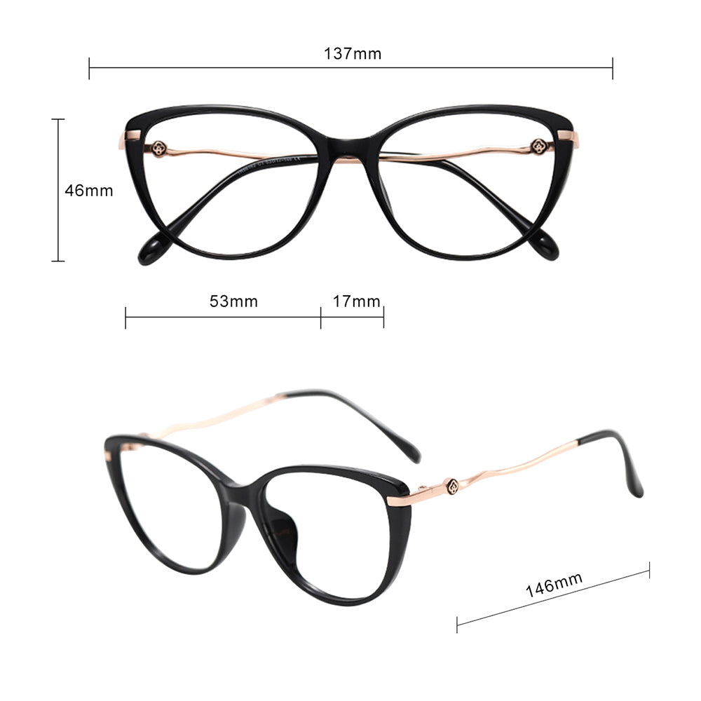Ochelari De Calculator Dama Techsuit 86162, Anti-Blue Light, Argintii Maro