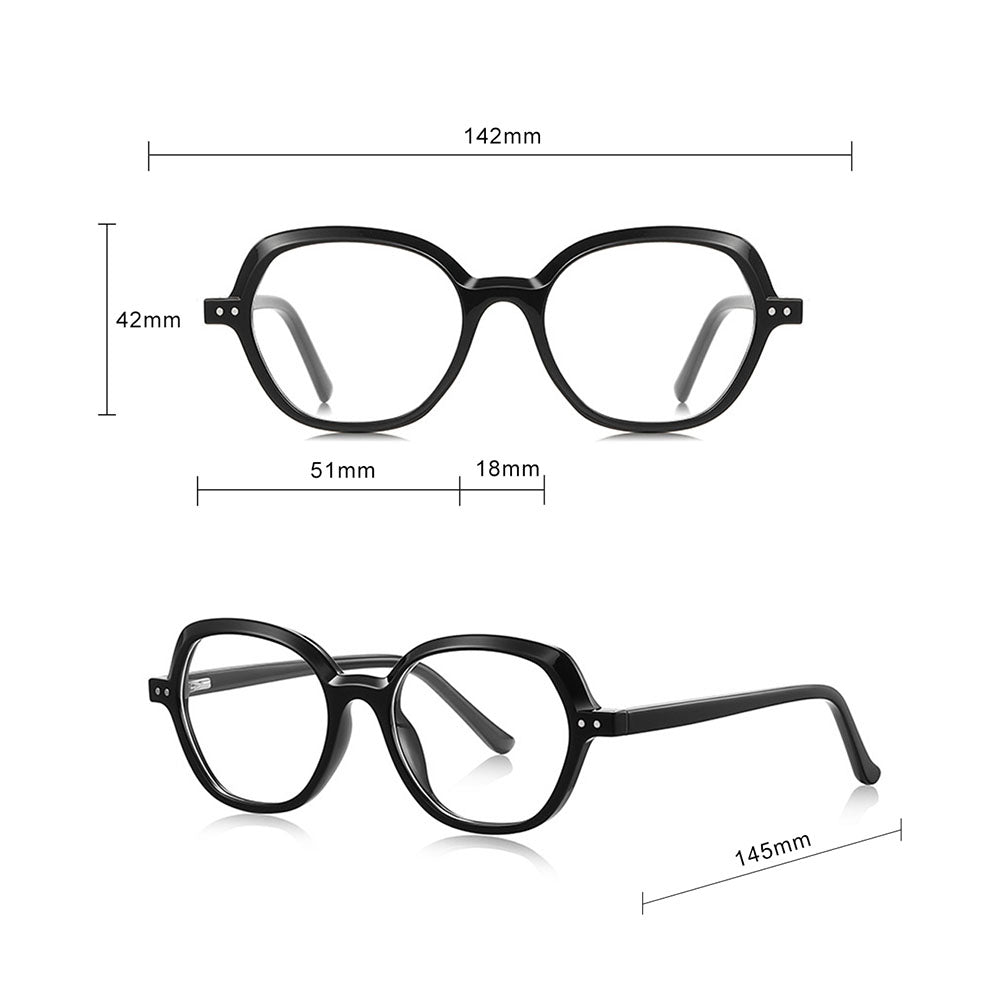 Ochelari De Calculator Dama Techsuit LS051, Anti-Blue Light, Negri