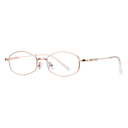 Ochelari De Calculator Dama Techsuit LS501, Anti-Blue Light, Roz Aurii