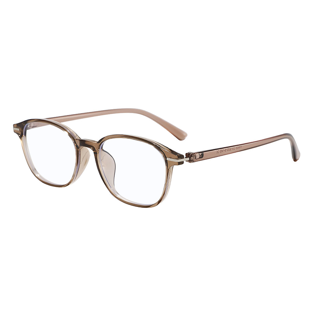 Ochelari De Calculator Unisex Techsuit 6635, Anti-Blue Light, Maro Deschis