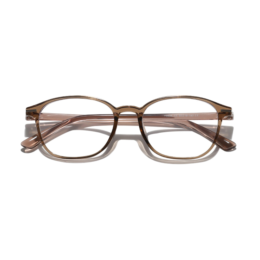 Ochelari De Calculator Unisex Techsuit 6635, Anti-Blue Light, Maro Deschis