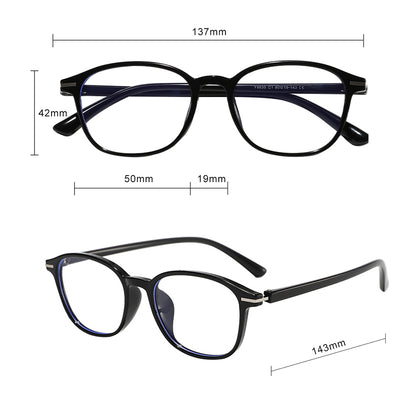 Ochelari De Calculator Unisex Techsuit 6635, Anti-Blue Light, Maro Mov