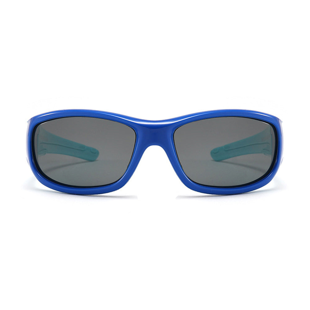 Ochelari De Soare Sport Copii Techsuit 800-C29, Polarizati, Bleu Albastri