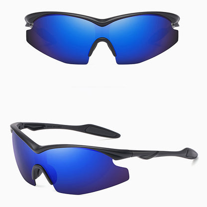 Ochelari De Ciclism Unisex Techsuit 1806, Protectie UV, Negri Albastri Mov