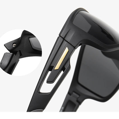 Ochelari De Ciclism Unisex Techsuit 201910, Polarizati, Negri Galbeni