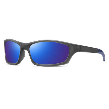 Ochelari De Ciclism Unisex Techsuit 24101, Polarizati, Gri Albastri