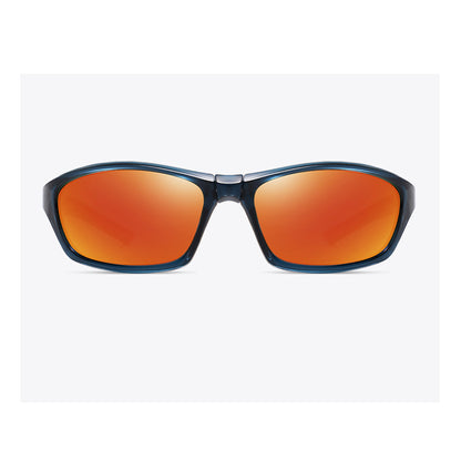 Ochelari De Ciclism Unisex Techsuit 24101, Polarizati, Negri Portocali