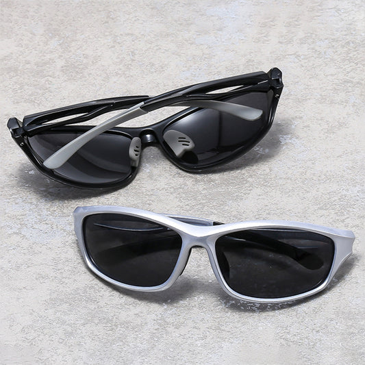 Ochelari De Ciclism Unisex Techsuit 9309, Polarizati, Negri Albastri
