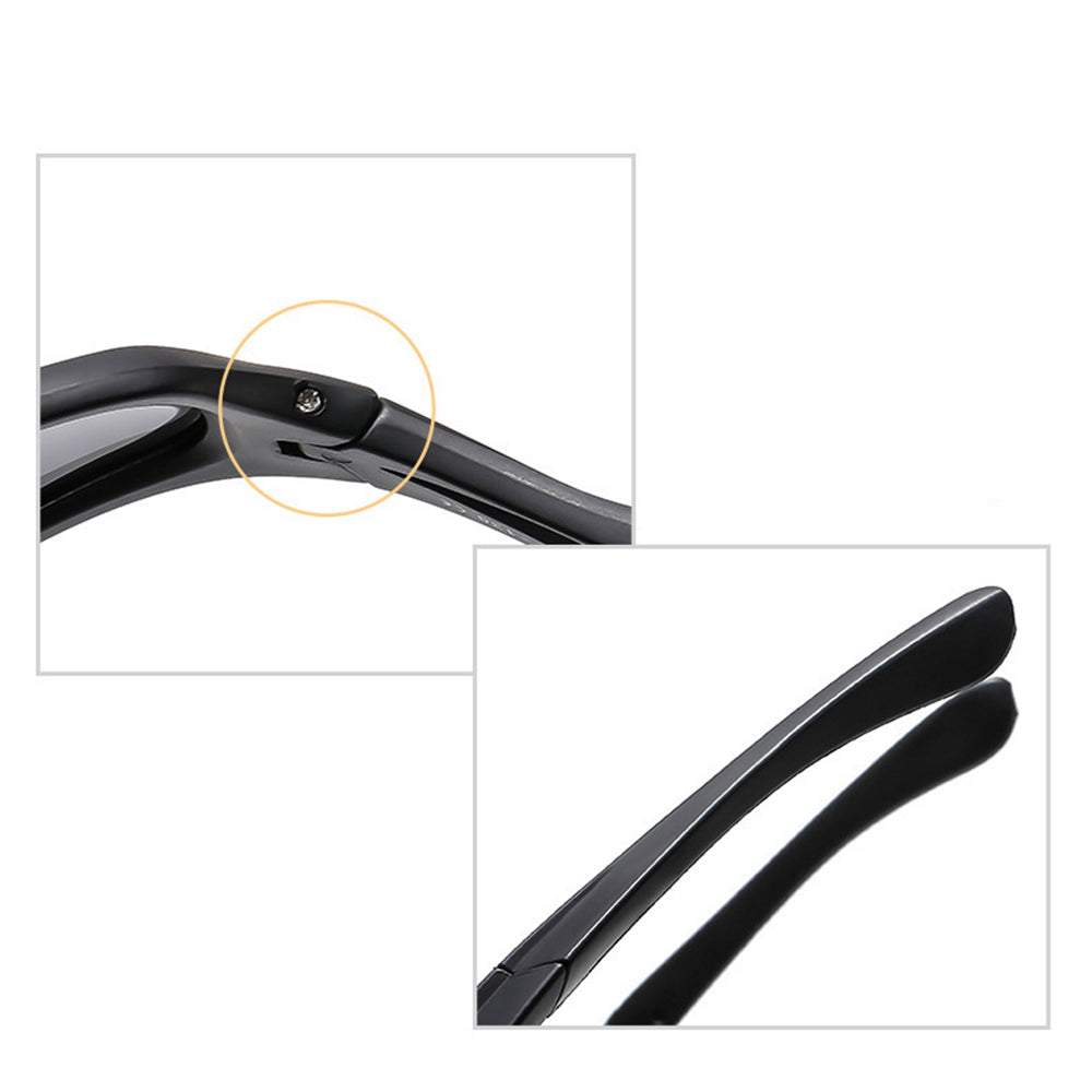 Ochelari De Ciclism Unisex Techsuit 9309, Polarizati, Negri Maro