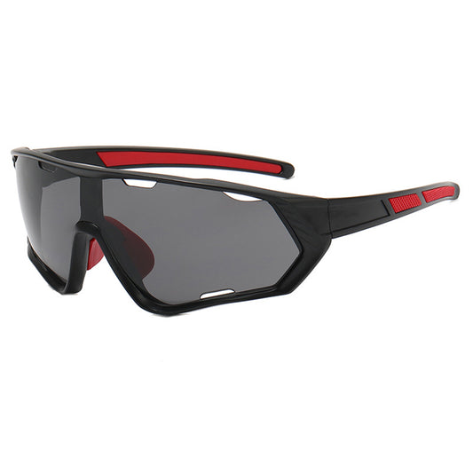 Ochelari De Ciclism Unisex Techsuit 9330, Negri Rosii