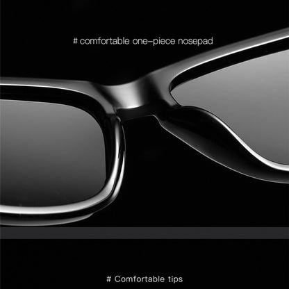 Ochelari De Soare Barbati Techsuit 0717, Polarizati, Protectie UV, Negri Rosii