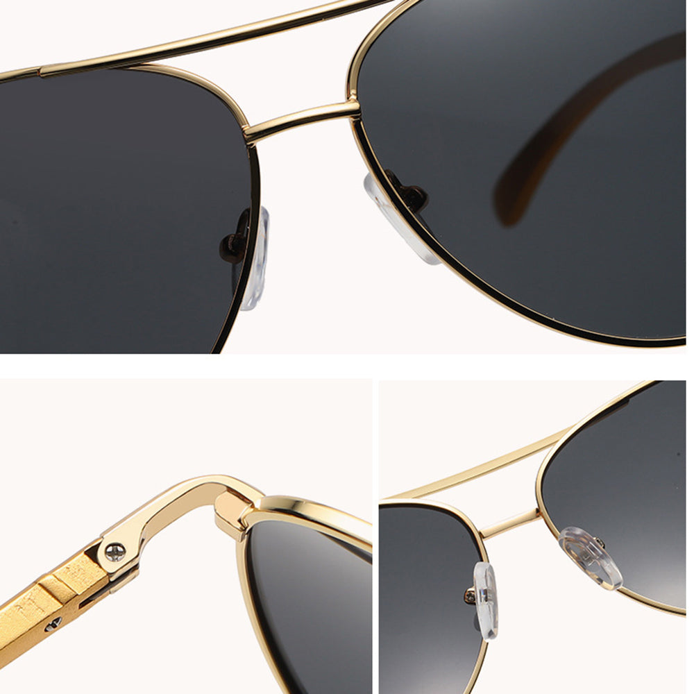 Ochelari De Soare Barbati Techsuit 2150, Polarizati, Protectie UV, Negri Verzi