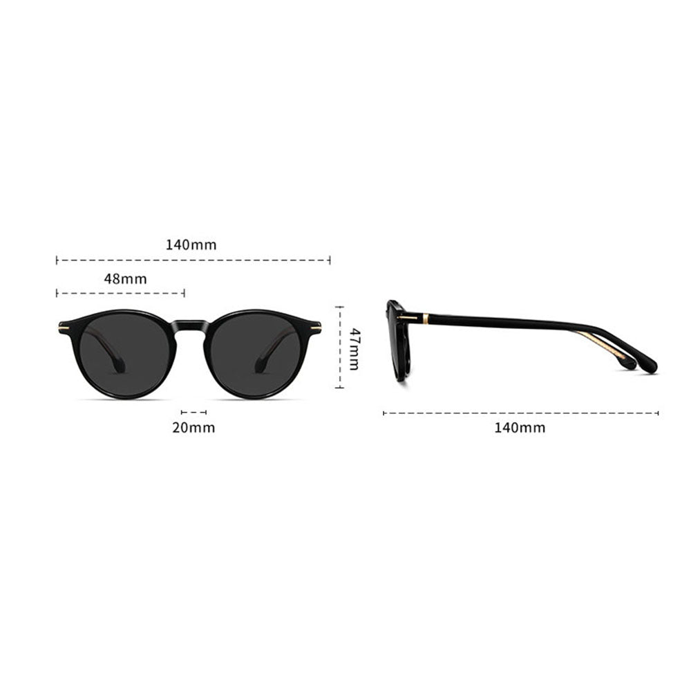 Ochelari De Soare Barbati Techsuit 31235, Polarizati, Negri Galbeni