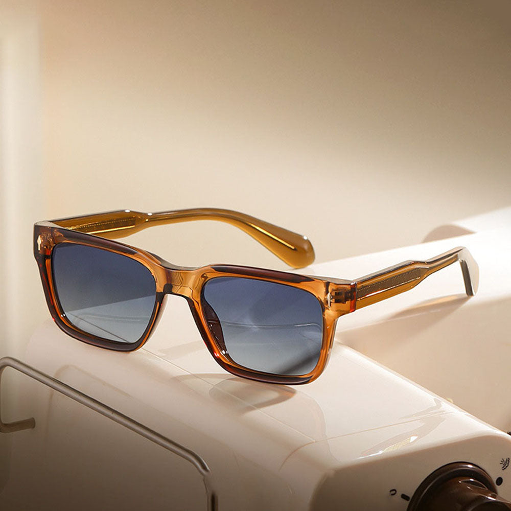 Ochelari De Soare Barbati Techsuit 31246, Polarizati, Protectie UV, Maro Bleu