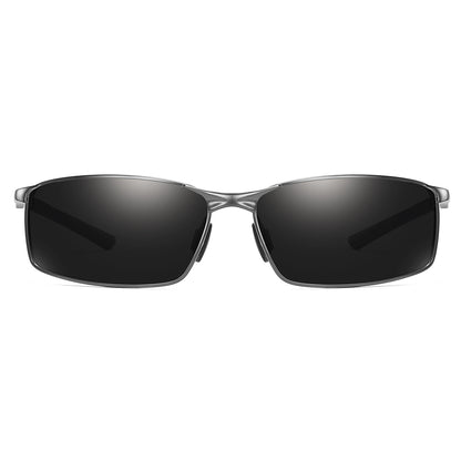 Ochelari De Soare Barbati Techsuit 559, Polarizati, Protectie UV, Negri Argintii