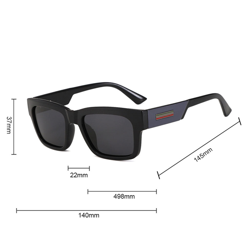 Ochelari De Soare Barbati Techsuit 8491, Polarizati, Protectie UV, Negri Mat Gri