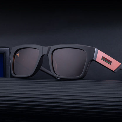 Ochelari De Soare Barbati Techsuit 8491, Polarizati, Protectie UV, Negri Mat Gri
