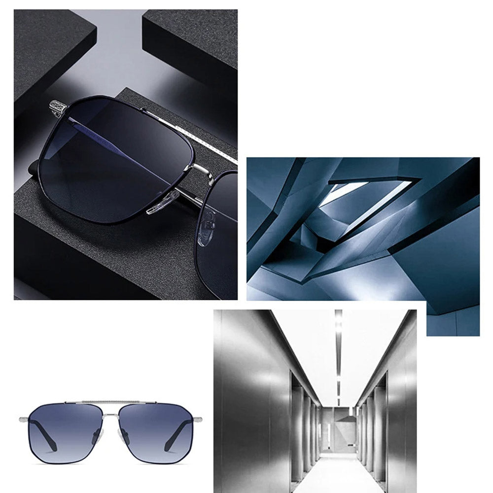 Ochelari De Soare Barbati Techsuit 8538, Polarizati, Protectie UV, Gri Maro