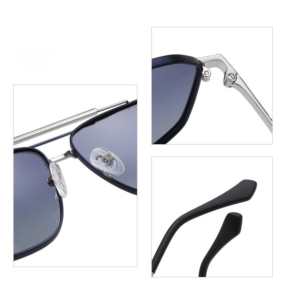 Ochelari De Soare Barbati Techsuit 8538, Polarizati, Protectie UV, Gri Maro