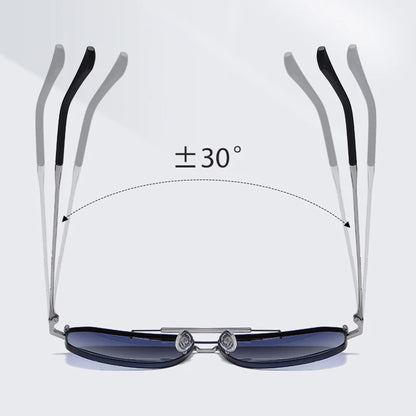 Ochelari De Soare Barbati Techsuit 8538, Polarizati, Protectie UV, Roz Aurii Mov