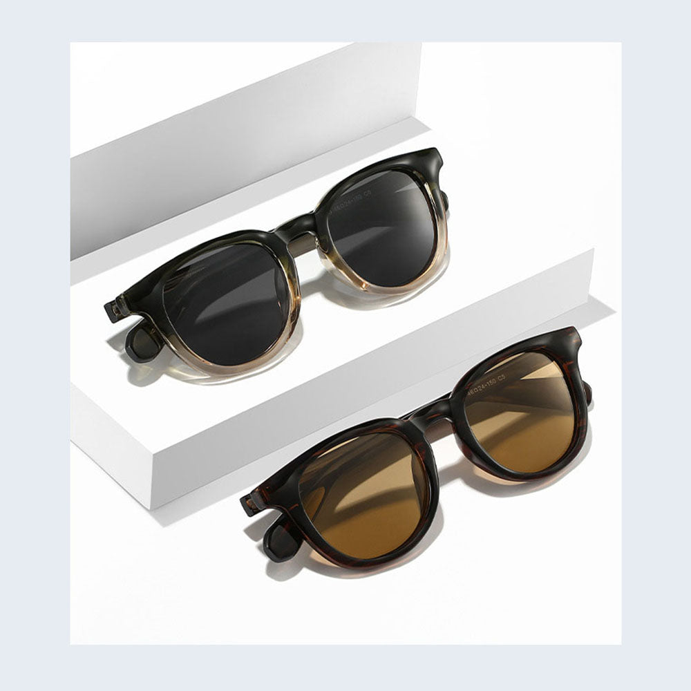 Ochelari De Soare Barbati Techsuit 8663, Polarizati, Protectie UV, Maro