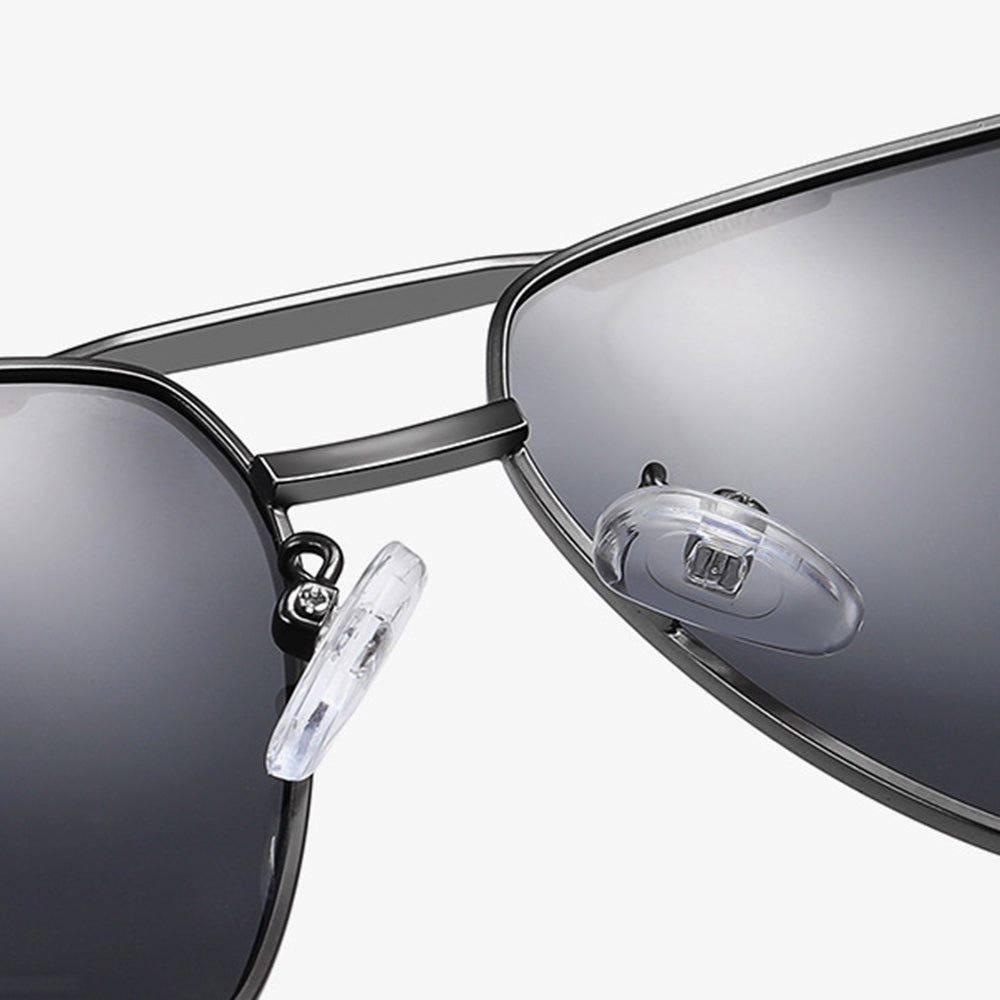 Ochelari De Soare Barbati Techsuit LM001, Polarizati, Protectie UV, Gri Gradient