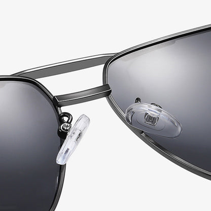 Ochelari De Soare Barbati Techsuit LM001, Polarizati, Protectie UV, Gri Gradient