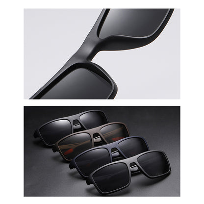 Ochelari De Soare Barbati Techsuit TR90 (MM101), Polarizati, Protectie UV, Maro