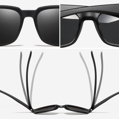 Ochelari De Soare Barbati Techsuit MM108, Polarizati, Protectie UV, Gri