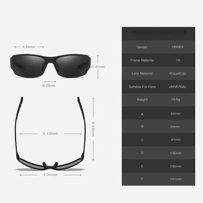 Ochelari De Soare Barbati Techsuit MM108, Polarizati, Protectie UV, Maro