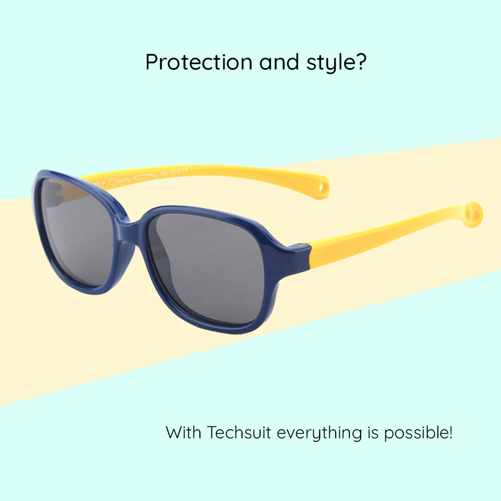 Ochelari De Soare Bebelusi Techsuit 8192-C3, Polarizati, Roz Verzi