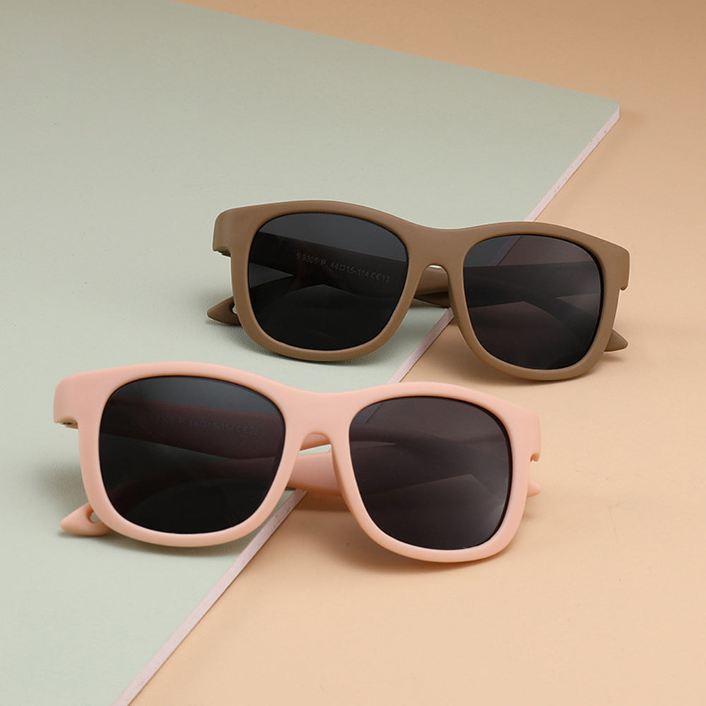 Ochelari De Soare Bebelusi Techsuit 8306-C14, Polarizati, Negri Rosii