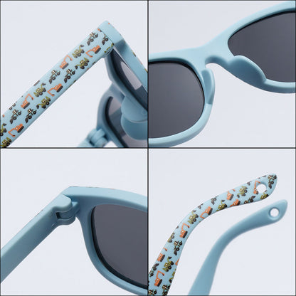 Ochelari De Soare Copii Techsuit 5218, Polarizati, Protectie UV, Roz