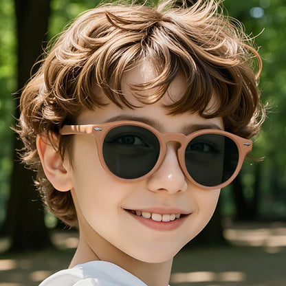 Ochelari De Soare Copii Techsuit 602, Polarizati, Protectie UV, Bej
