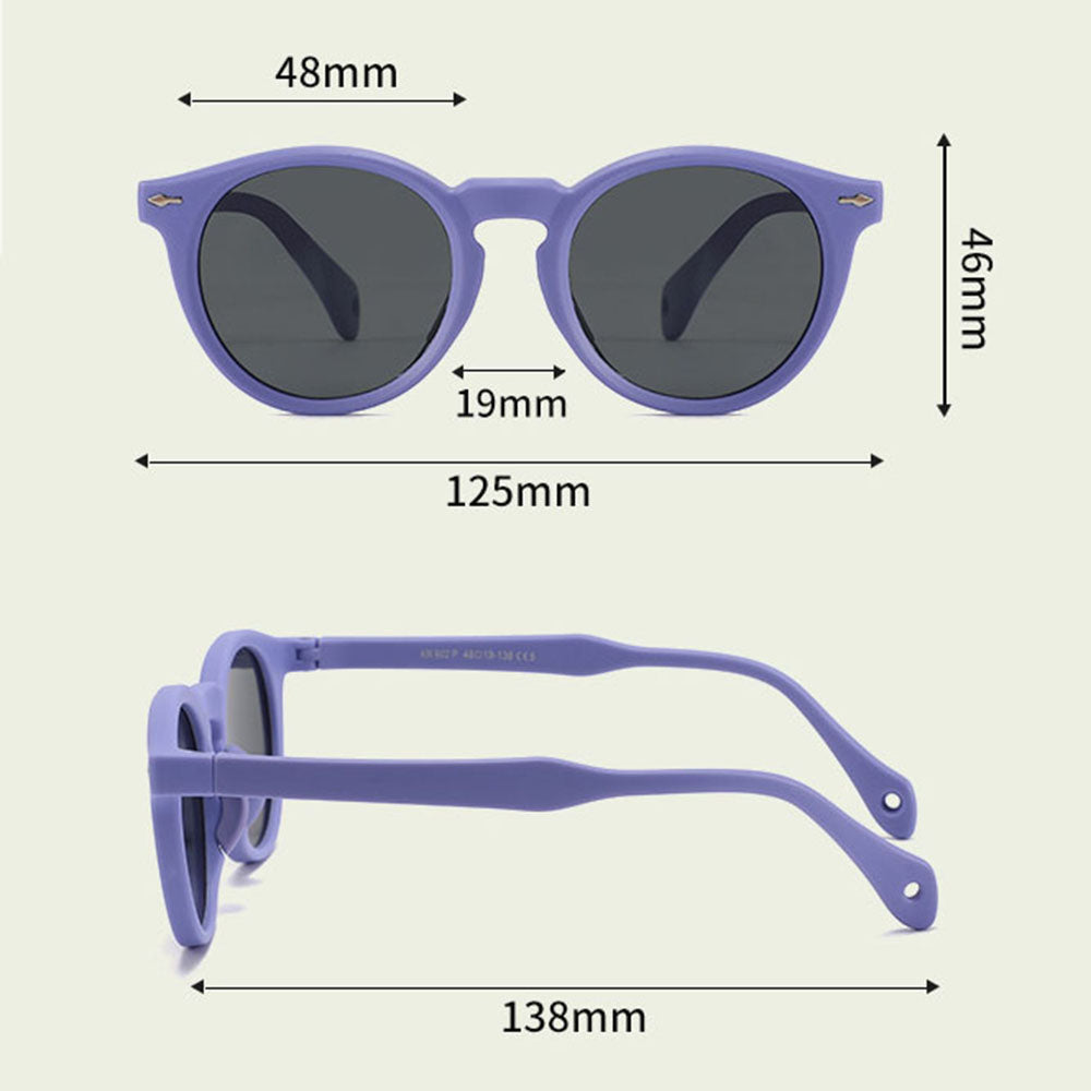 Ochelari De Soare Copii Techsuit 602, Polarizati, Protectie UV, Negri