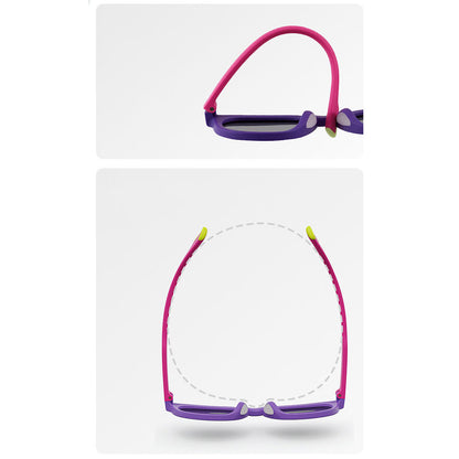 Ochelari De Soare Copii Techsuit 616, Polarizati, Protectie UV, Albastrii Galbeni