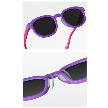 Ochelari De Soare Copii Techsuit 616, Polarizati, Protectie UV, Albastrii Galbeni