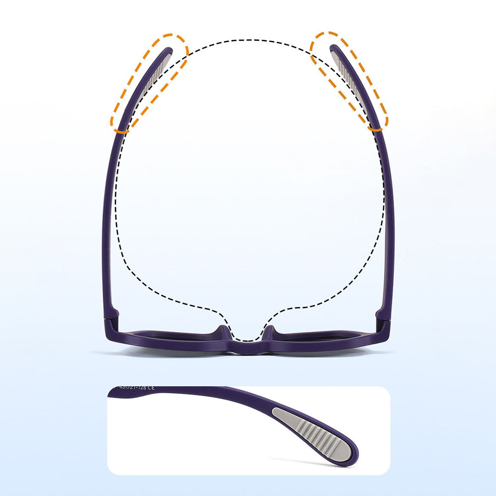 Ochelari De Soare Copii Techsuit 8447, Polarizati, Protectie UV, Negrii