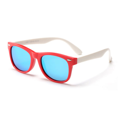 Ochelari De Soare Copii Techsuit D802, Polarizati, Protectie UV, Albastri